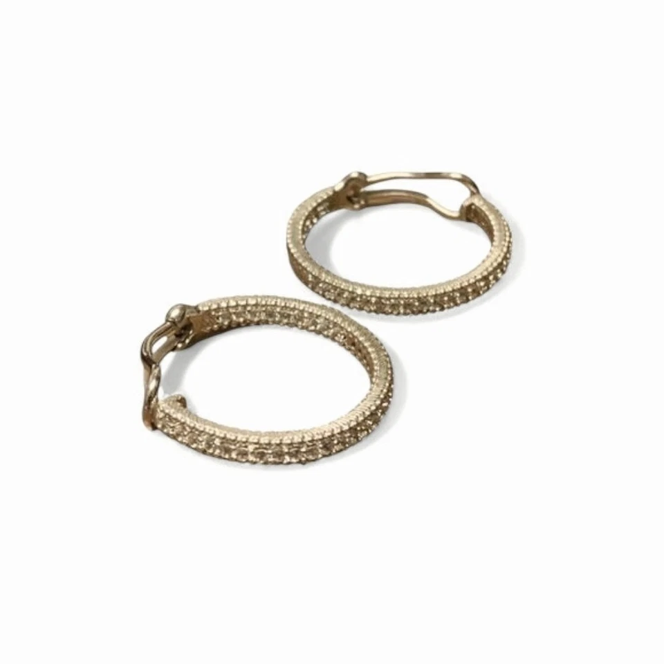 Judith Ripka Sterling Silver Clip-on Earrings - Image 2 of 3