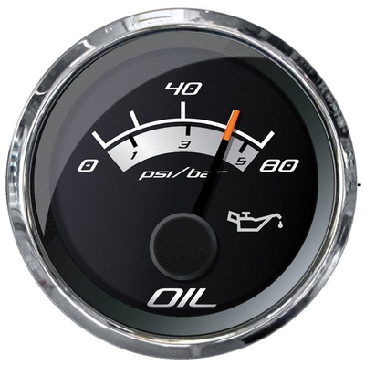 #ad Faria Beede 22024 Faria Platinum 2quot; Oil Pressure Gauge 80 Psi $78.04