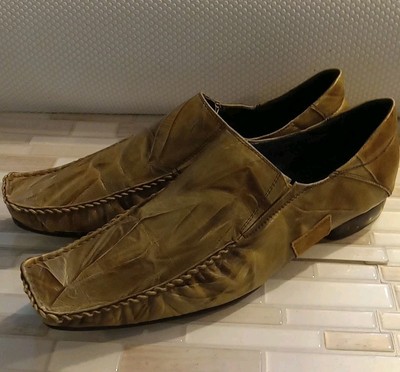 fiesso by aurelio garcia Men Mettalic Gold Pattern ‎ Dress Shoes Size 9 (42) Fiesso products for sale | eBay main image 3
