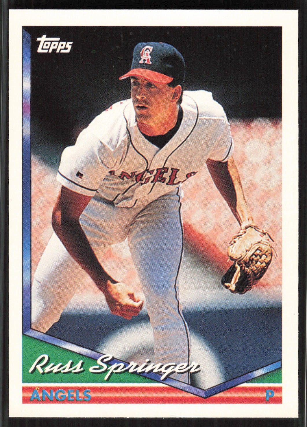 Russ Springer, 1994 Topps, #113, California Angels,