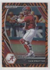 2021 Panini Prizm Draft Picks Tiger Stripes 21/99 Sam Praytor #PDP179 07d9