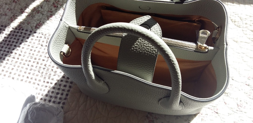 Aspinal of London Midi London Tote, Dove Grey Pebble, RRP £575 - Picture 19 of 22