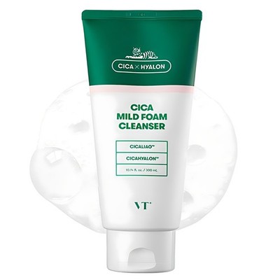 [K-beauty] VT Cosmetic CICA Mild Foam Cleanser 300ml