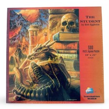 Dragon Fantasy 500 Piece Jigsaw Puzzle SunsOut The Student Bob Eggleton Sealed