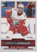 2017-18 Upper Deck Overtime Rookies Red Foil 16/99 Andreas Athanasiou #124 2r5