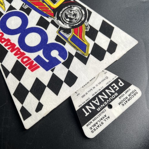 Vintage Indianapolis 500 Souvenir Wimpel 25" New Old Stock 80er USA Made - Bild 3 von 20