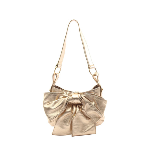 Yves Saint Laurent rive gauche 151215 Shoulder Bag Gold Leather #RCB14512