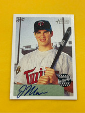 2002 Bowman Heritage Joe Mauer Auto