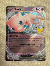Pokemon Mew ex 066/128 30° Anniversario 30 Timbro Pikachu Holo Card 2026 NM