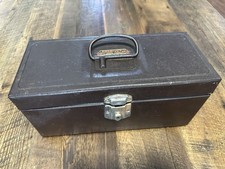Caja de herramientas y aparejos a prueba de derrames de la década de 1950 - Sherman Klove Co Chicago EE. UU. con bandeja