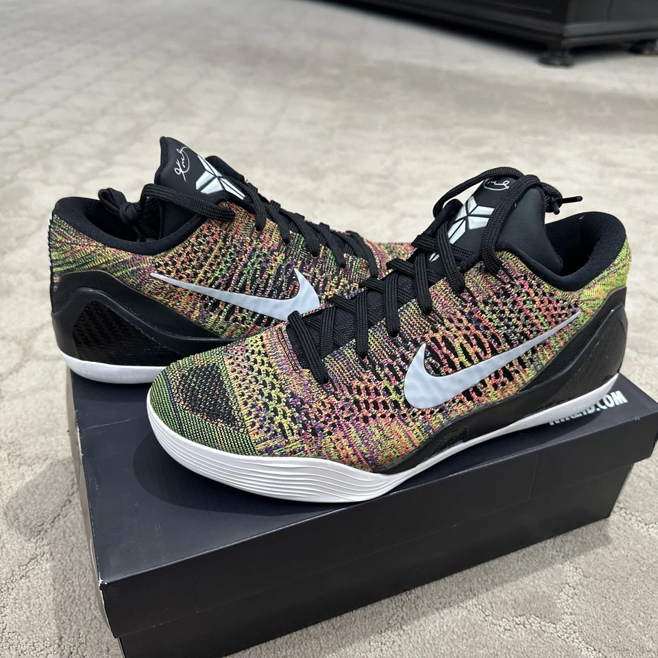 Nike Kobe 9 Elite Low ID Flyknit "Masterpiece" NEW - Size 11 Multicolor 2014 - Image 2 of 4