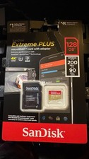 SanDisk 128 GB Extreme microSDXC UHS-I Card with Adapter NEW