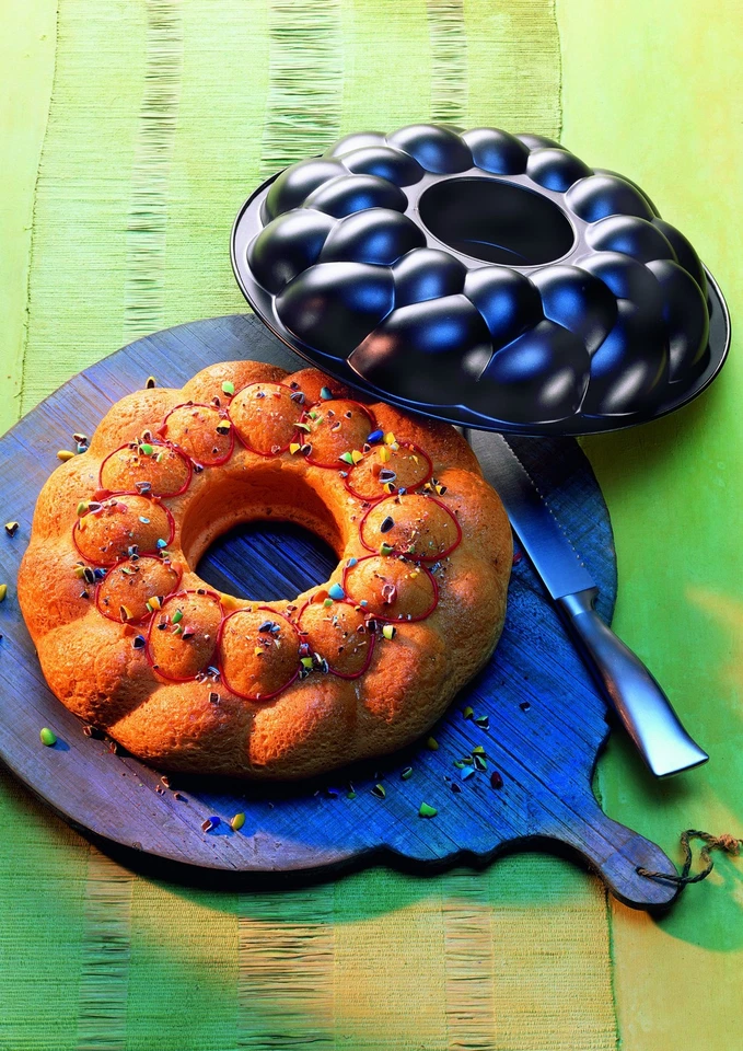 Hefezopf Backform Kranz 32 cm, antihaftbeschichtet, Backform Ostern, praktisc... - Bild 2 von 3