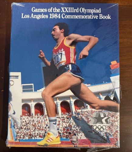 Los Angeles 84 Olympics Games Of The XXIIIrd Olympiad Commemorative Book Sealed - product listing photo