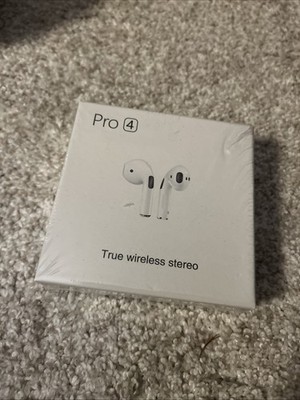 Pro 4 TWS Wireless Bluetooth Headphones White 