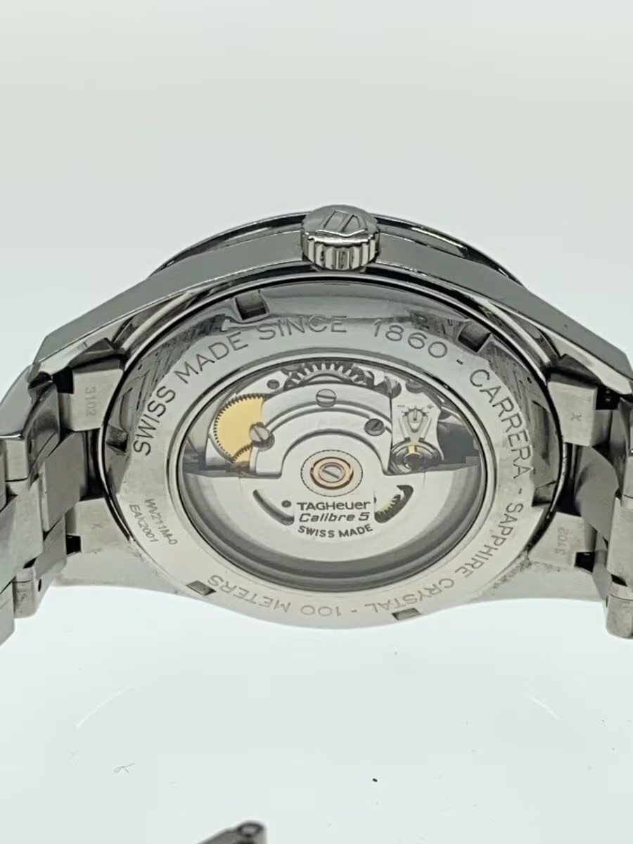 TAGHeuer Automatic Watch Analog Stainless BLK SLV wv211M 0 September 22 2025 dai image 3