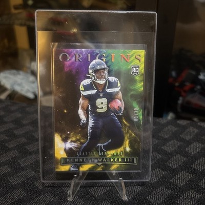 2022 Panini Origins Kenneth Walker III Gold #01/10 Seattle Seahawks #107