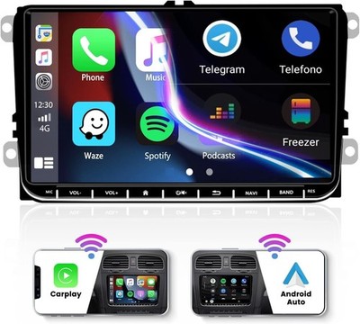 Hikity Android CarPlay for VW Golf 5 6 Seat Skoda Passat GPS WiFi USB FM A3041