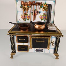 Vintage Schopper Germany Miniature Tin Stove Nostalgic Doll House Furniture