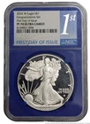 NGC 2024 W American Eagle PF 70 Ultra Cameo First Day of Issue 999 Silver Dollar