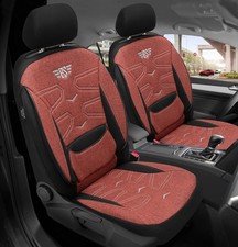 Schonbezüge Sitzbezüge für BMW X5 E70 Bj 2006-13 in Schwarz/Rot KT302