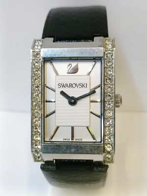 SWAROVSKI QUARTZ WHITE DIAL 1094368 SWISS UNISEX ADULT WORKING | eBay