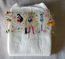 Mega adult disposable ABDL diaper-Sailor moon READ DESCRIPTION FULLY