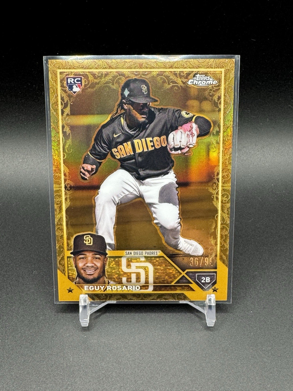 2023 Topps Gilded Collection - Eguy Rosario #36/ 99 (RC)