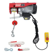 Electric Hoist 1760lbs Winch Crane 1350W Overhead Lift with Wired Remote Control