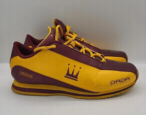 Chaussures vintage Dada Supreme Solesonic marron et or taille 9