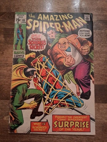 Amazing Spider-Man #85 VG/FN 5.0 1970 Stan Lee Signed Pg.1