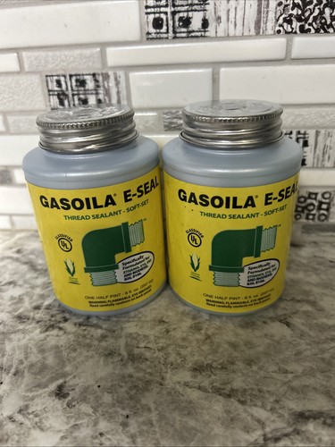 2 Gasoila GE16 E-Seal Pipe Thread Sealant With PTFE Paste Non-Hardening HalfPint