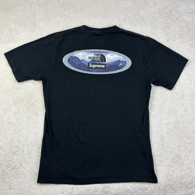 【Sサイズ】Supreme®×The North Face®  Tシャツ Supreme SS18 x The North Face Metallic Logo TShirt Black Logo Tee