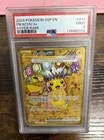 2024 Pokemon Surging Sparks Pikachu ex Hyper Rare #247 PSA 9 Mint Graded English