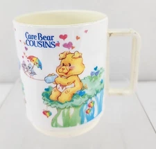 Vintage Care Bear Cousins Coffee Tea Mug Cup 1980's Deka USA 1985