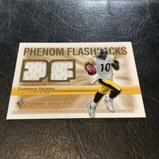 2007 UPPER DECK SP ROOKIE THREADS PHENOM FLASHBACKS #PHF-SH SANTONIO HOLMES RC