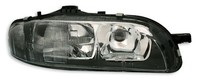 Scheinwerfer Rechts FüR Fiat Marea 185 SX 1996-2003 Halogen H1 LWR Schwarz
