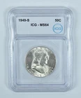 1949-S Franklin Half Dollar MS64 ICG