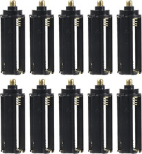 10Pcs AAA Battery Holder Adapter Black Cylindrical Battery Storage Case Holder