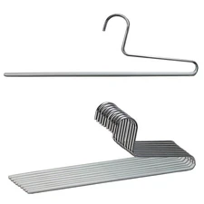 Mawa by Reston Lloyd Trouser Series Non-Slip Space-Saving Clothes Hanger with...