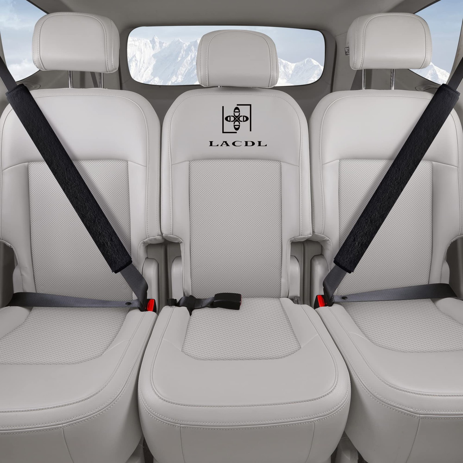 LACDL Extra Long Seatbelt Cover Super Soft Furry for Adults Kids Women  Men,