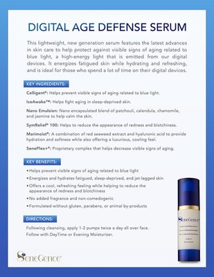   Digital Age Defense Serum SeneGence Skincare SeneDerm SeneCosmetics