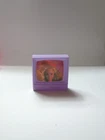 Vintage 1989 Arco Mattel Barbie TV Set Replacement Piece Purple Miniature