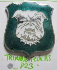 Army DUI DI CB clutchback TRIMBLE TECHNICAL HIGH SCHOOL JROTC ROTC Program d23