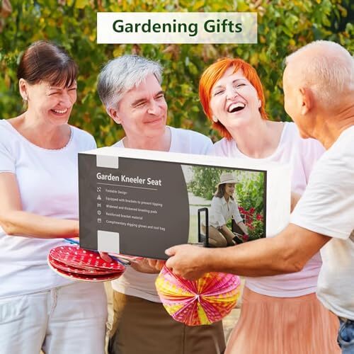 Foldable Garden Kneeling and Seat,AntiTipping Garden Stool Widened