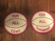 2 ALL Basketball 1981 Tournament & Conference Patches