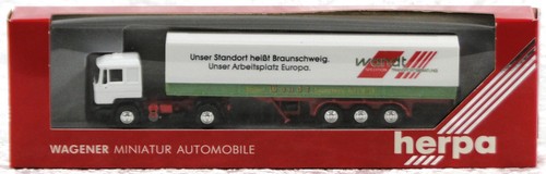 Herpa H0 859126 MAN lona semirremolque pared. | Zustand: Gebraucht
