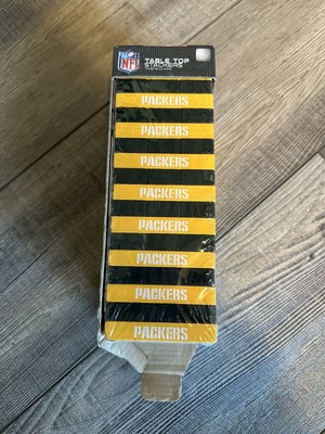 Green Bay Packers Table Top Stackers Tower Game Wooden Blocks Official NFL New