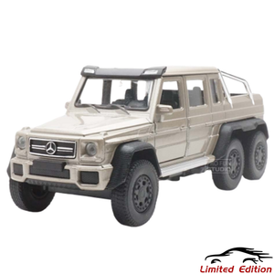 Details About Welly Mercedes Benz G63 Amg 6x6 Luxury Suv 136 132 134 Diescat Car Model Gold