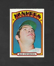 1972 Topps Ron Swoboda #8 ~ NY Mets Yankees ~~ HIGH GRADE!  